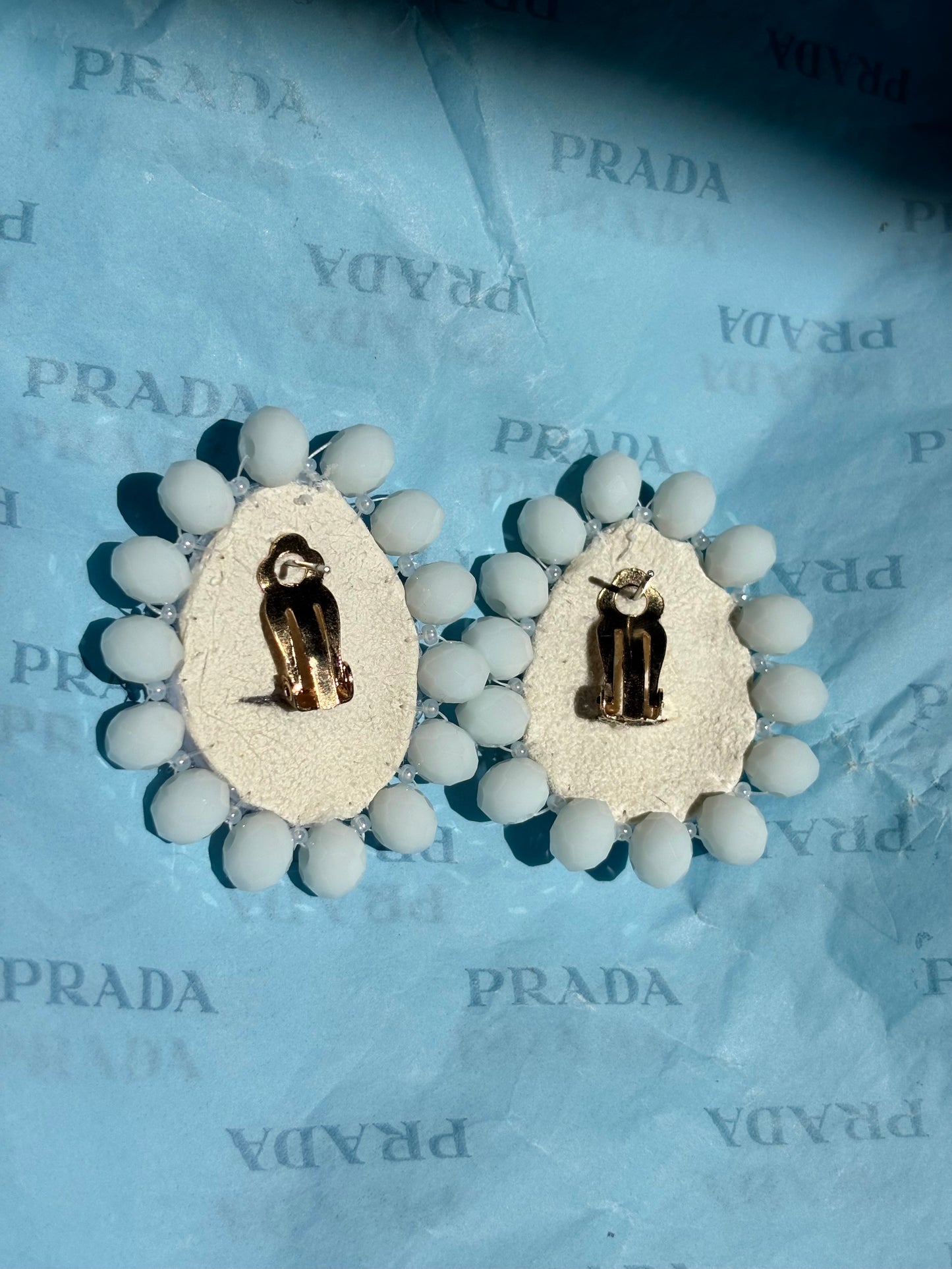 Glacier Ice Crystal Earrings
