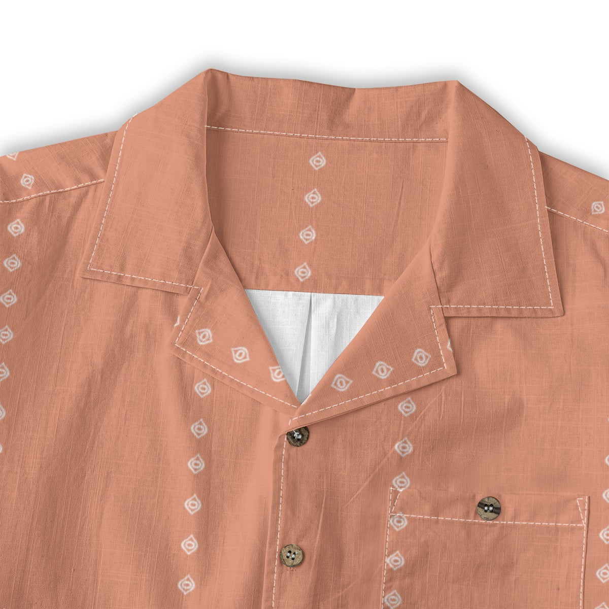 Ogee Pinstripe Cotton Buttonup: Squash