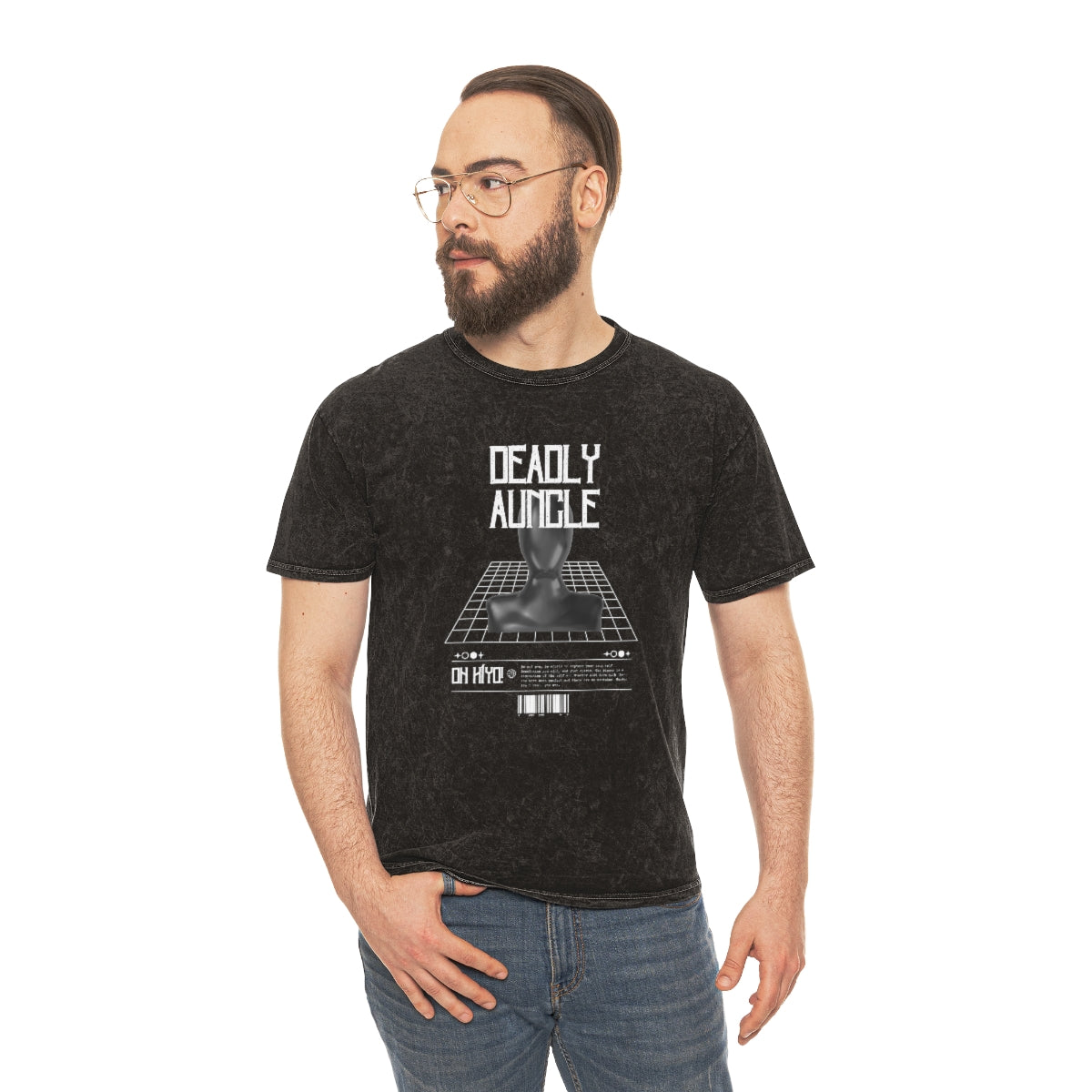Deadly Auncle Unisex Mineral Wash T-Shirt