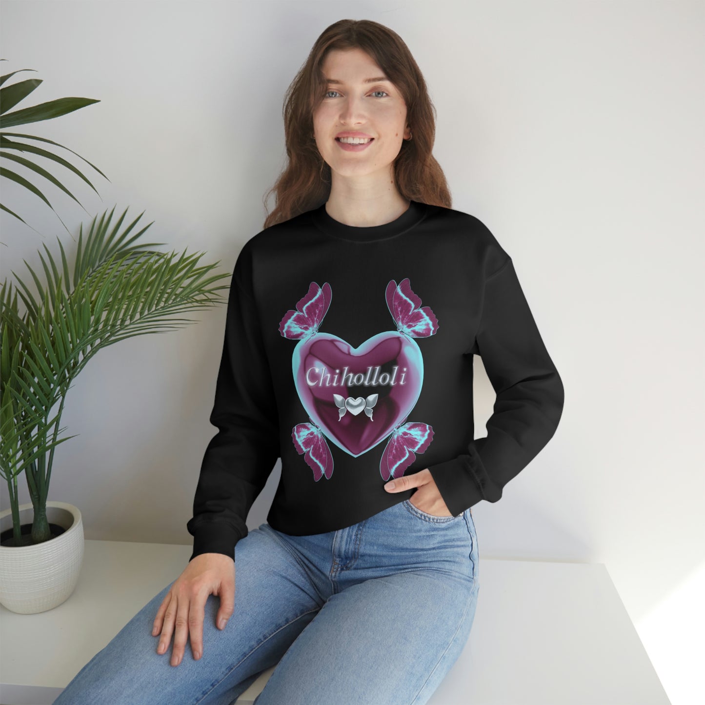 Chiholloli (I LOVE YOU) Crewneck Sweatshirt