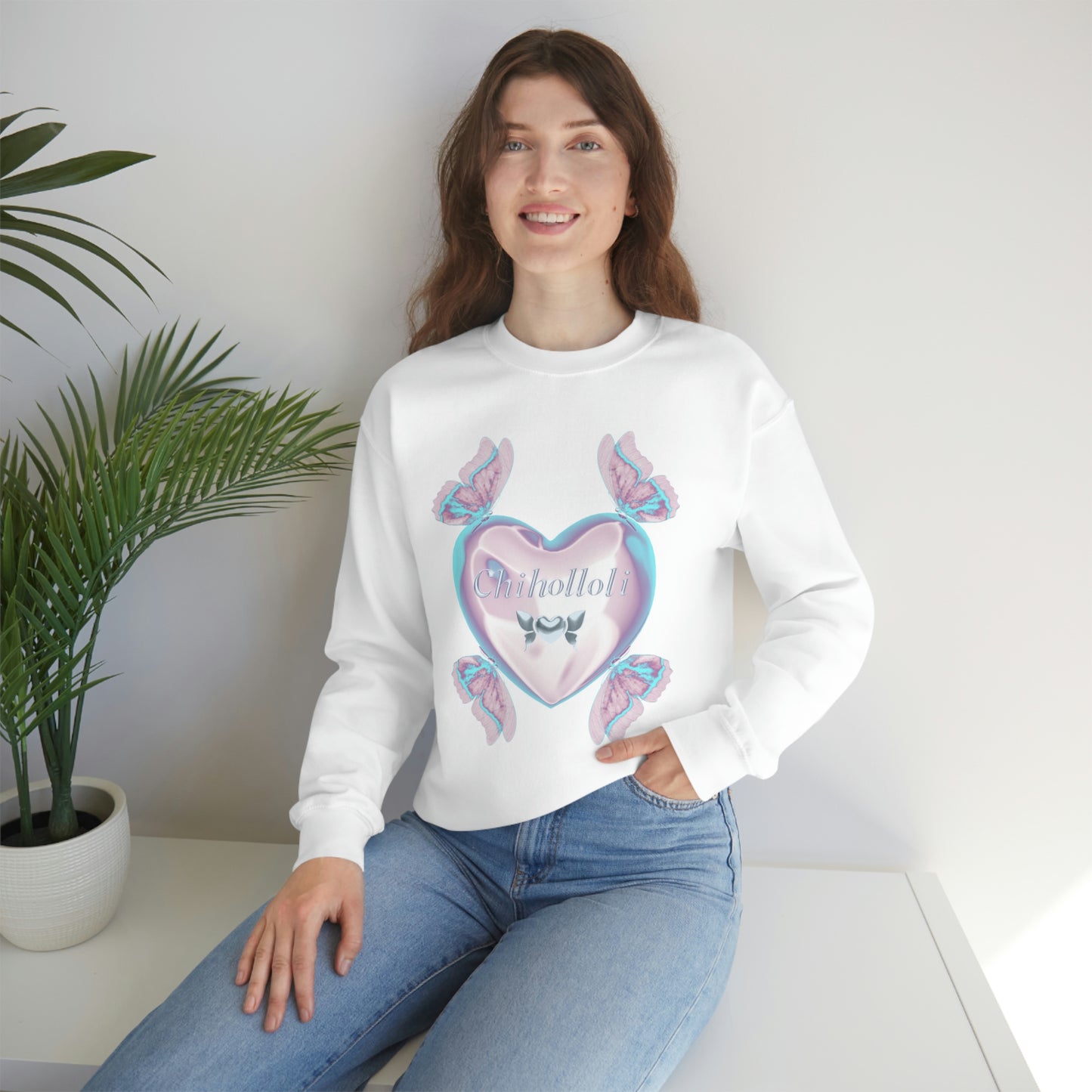 Chiholloli (I LOVE YOU) Crewneck Sweatshirt