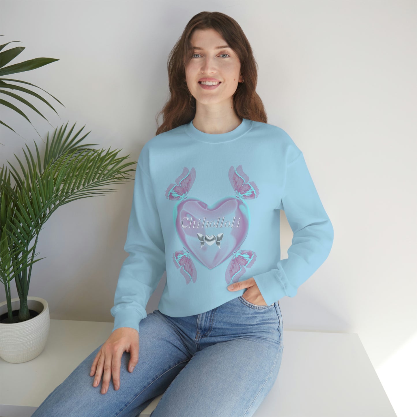 Chiholloli (I LOVE YOU) Crewneck Sweatshirt