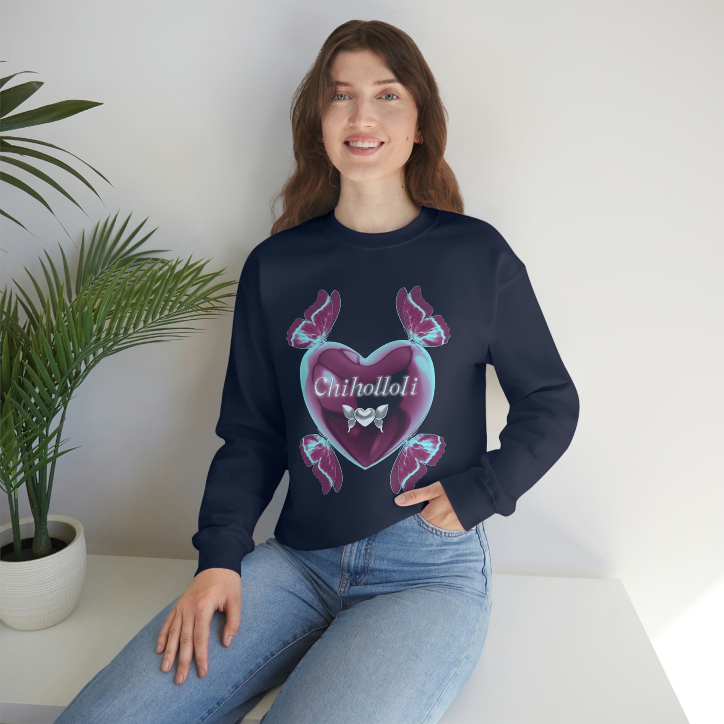 Chiholloli (I LOVE YOU) Crewneck Sweatshirt