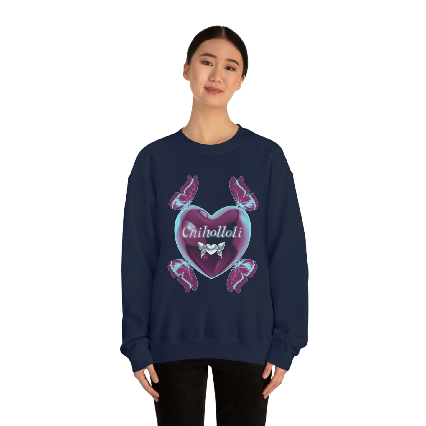 Chiholloli (I LOVE YOU) Crewneck Sweatshirt