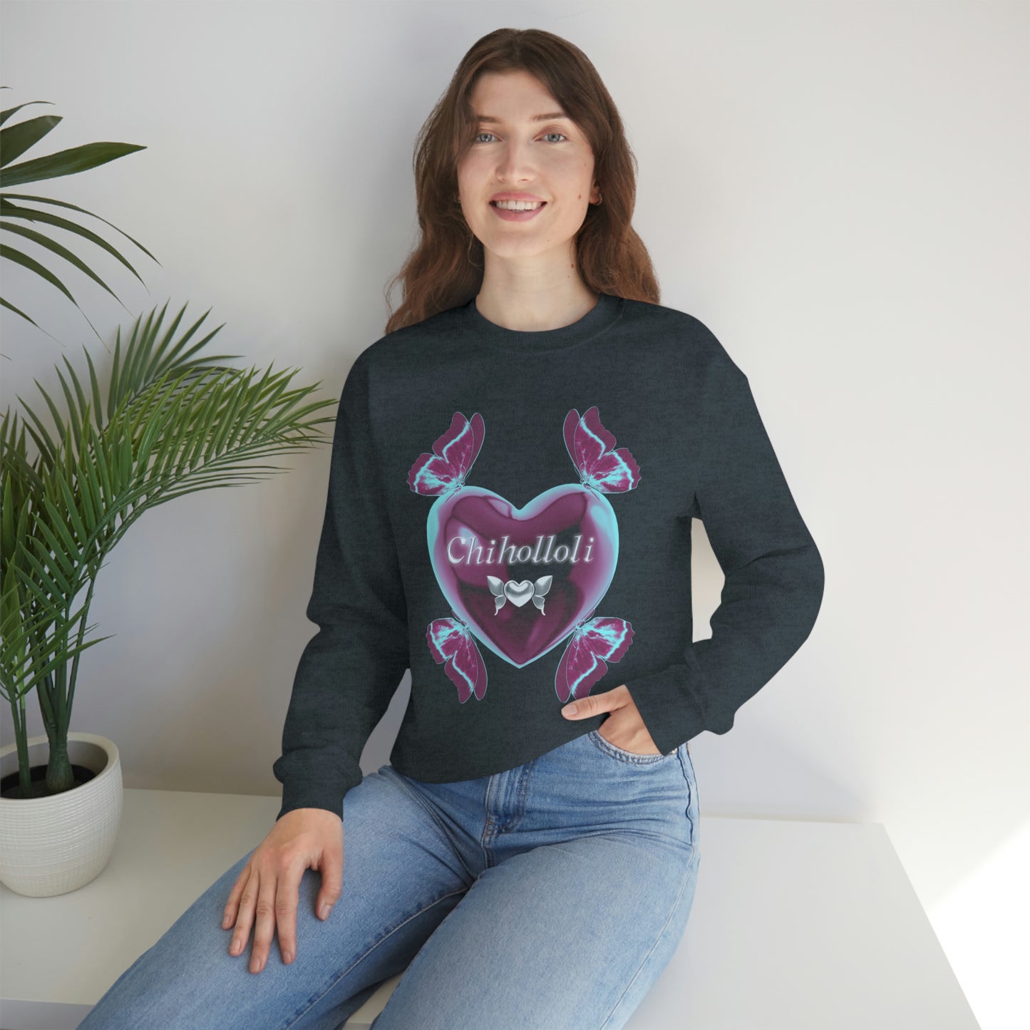 Chiholloli (I LOVE YOU) Crewneck Sweatshirt