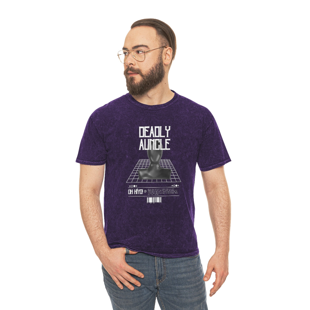 Deadly Auncle Unisex Mineral Wash T-Shirt