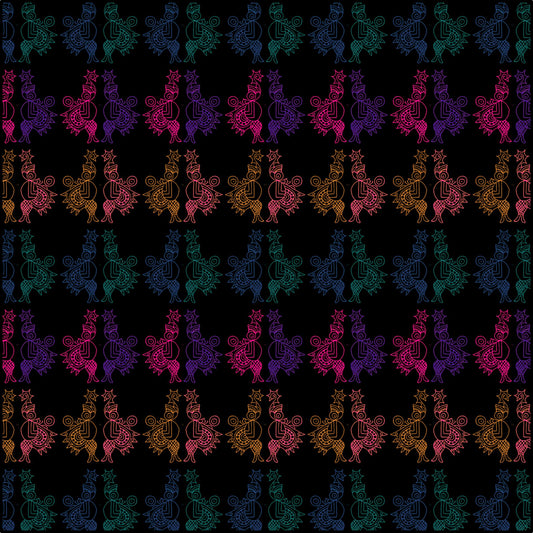Neon Hawkmoth Print Fabric (Combed Cotton Prima)