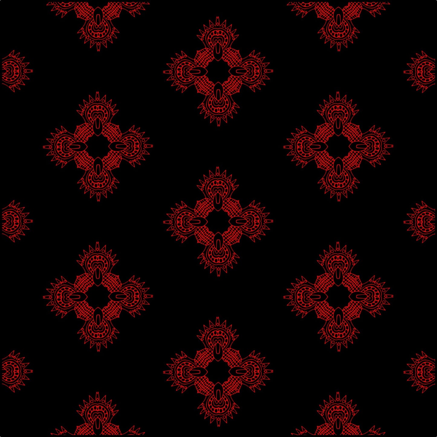 MASALI Hawkmoth Pattern Fabric (Combed Cotton Prima)