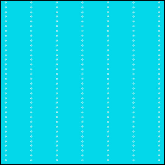 Ogee Turquoise Fabric (Combed Cotton Prima)