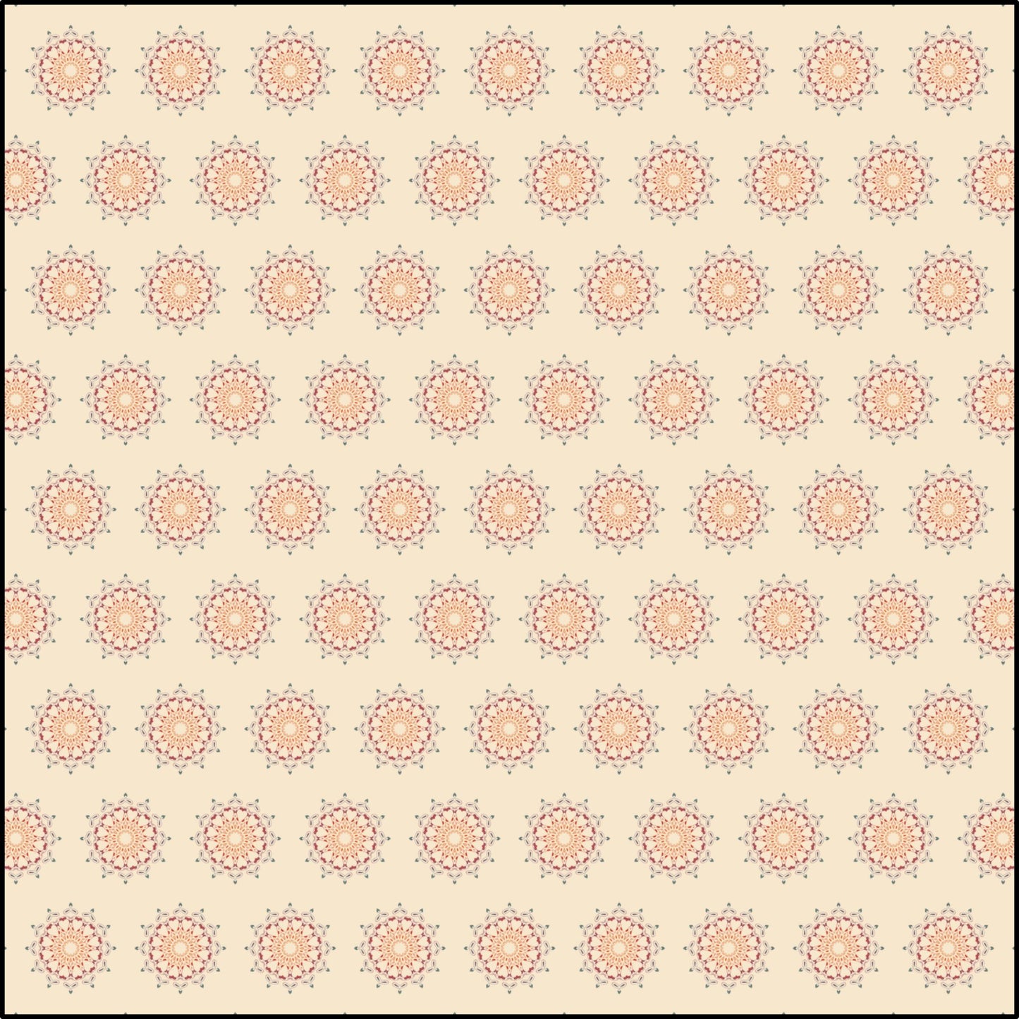 Panther Hearts Fabric (Combed Cotton Prima)