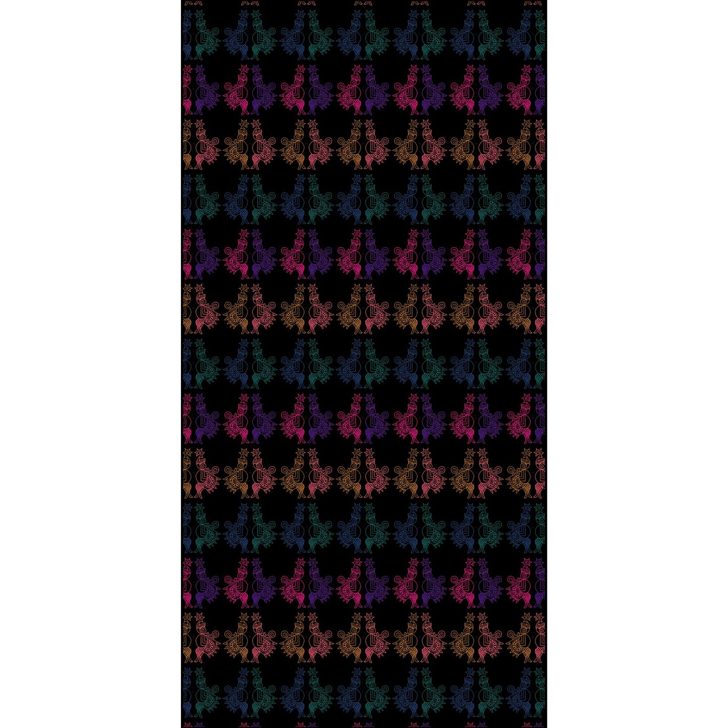 Neon Hawkmoth Print Fabric (Combed Cotton Prima)