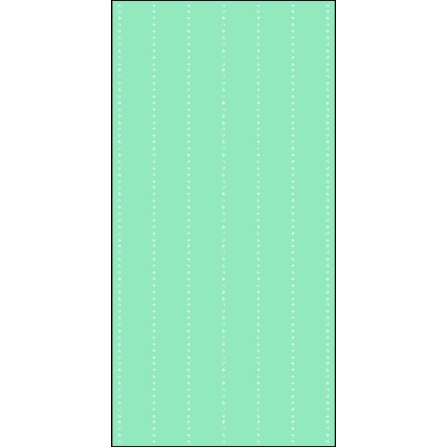 Ogee Seafoam Fabric (Combed Cotton Prima)