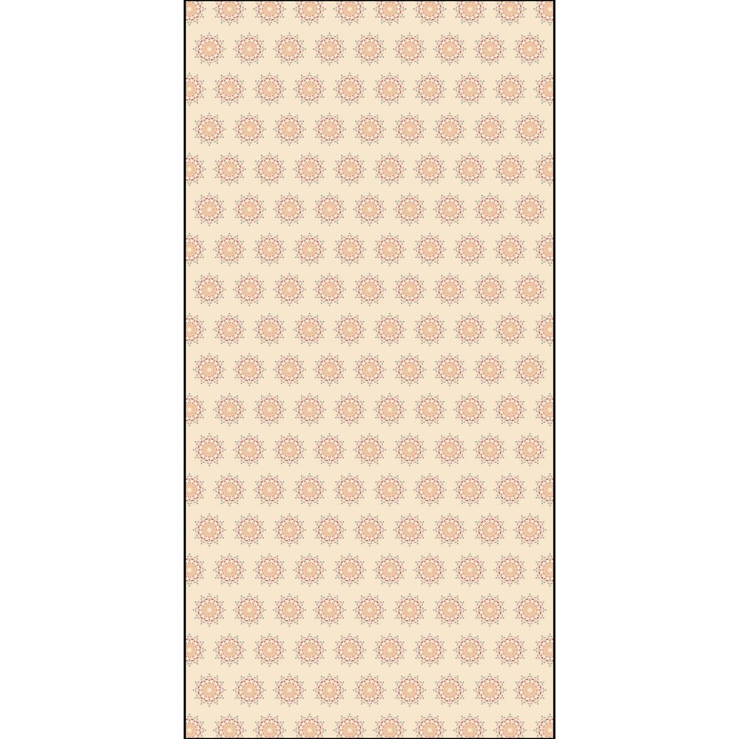 Panther Hearts Fabric (Combed Cotton Prima)