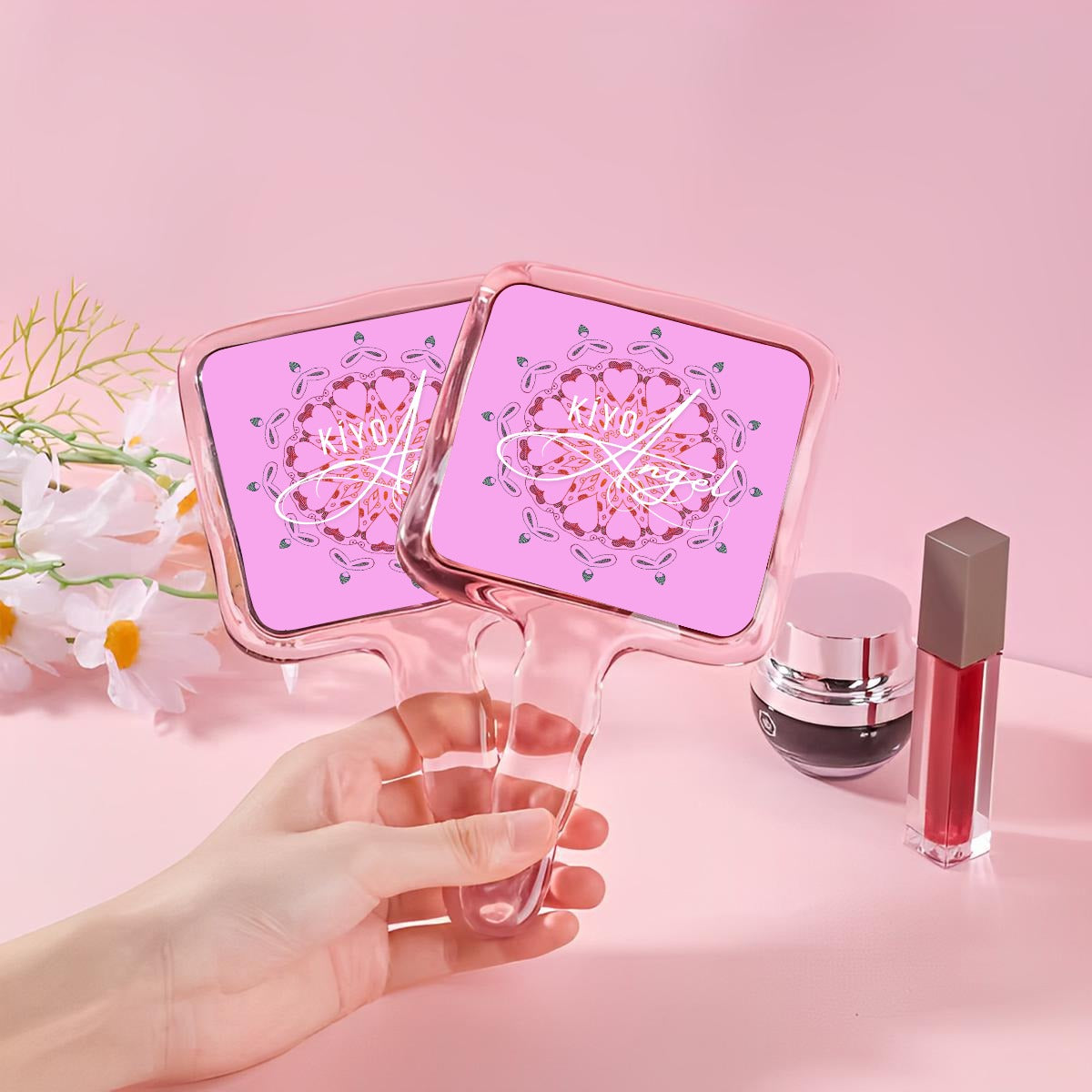 No Angel Handheld Makeup Mirror