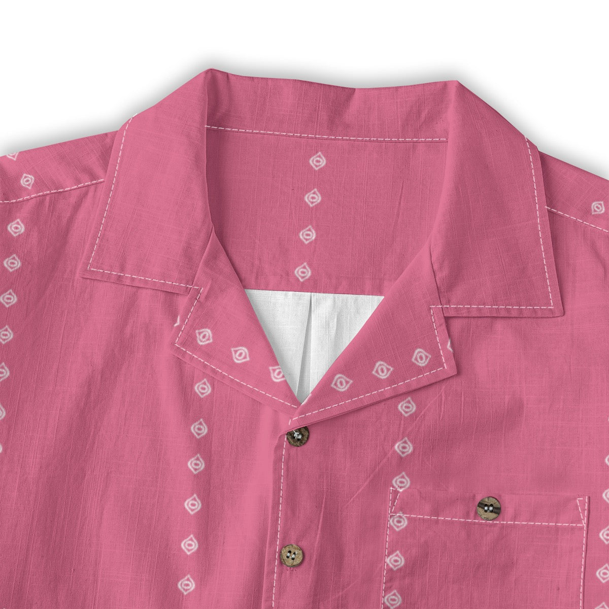 Ogee Pinstripe Cotton Buttonup: Blush