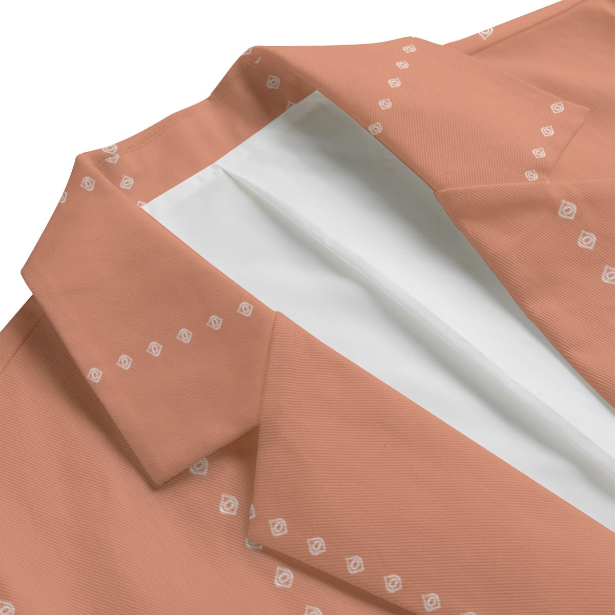Ogee Pinstripes Cotton Blazer: Squash