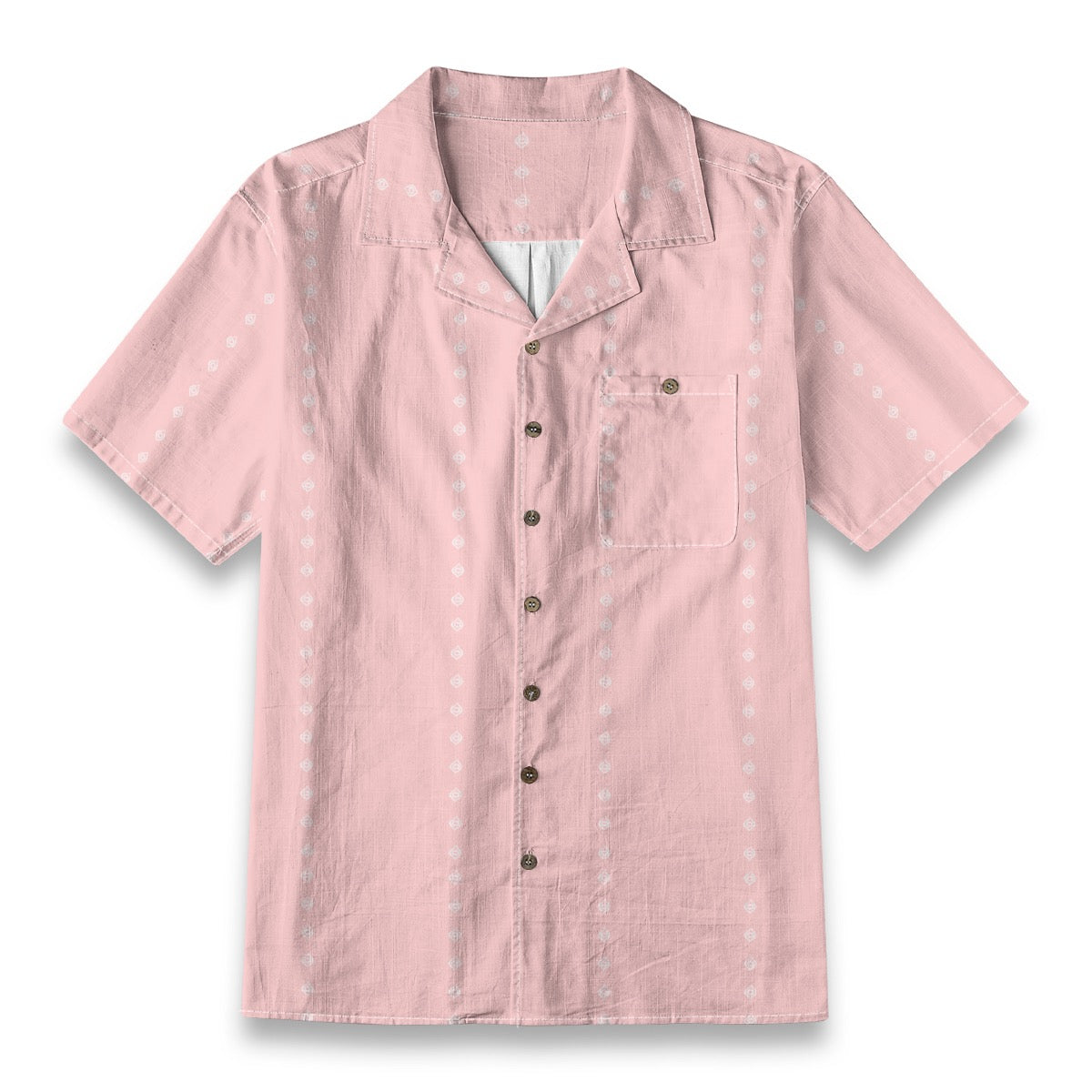 Ogee Pinstripe Cotton Buttonup: Rose