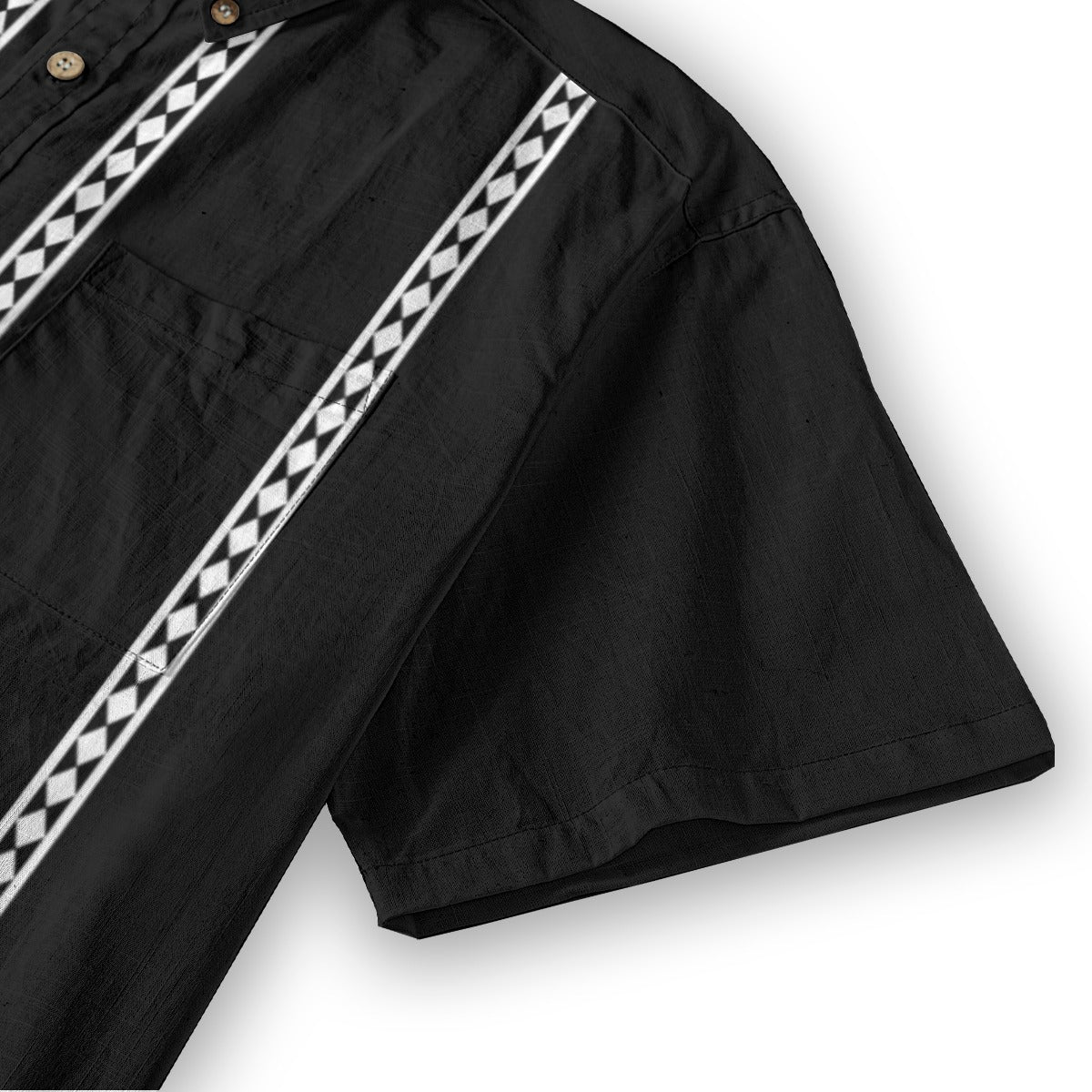 Chahta Diamond Cotton Short Sleeve Buttonup