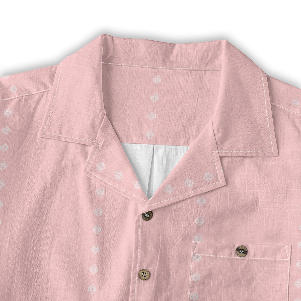 Ogee Pinstripe Cotton Buttonup: Rose