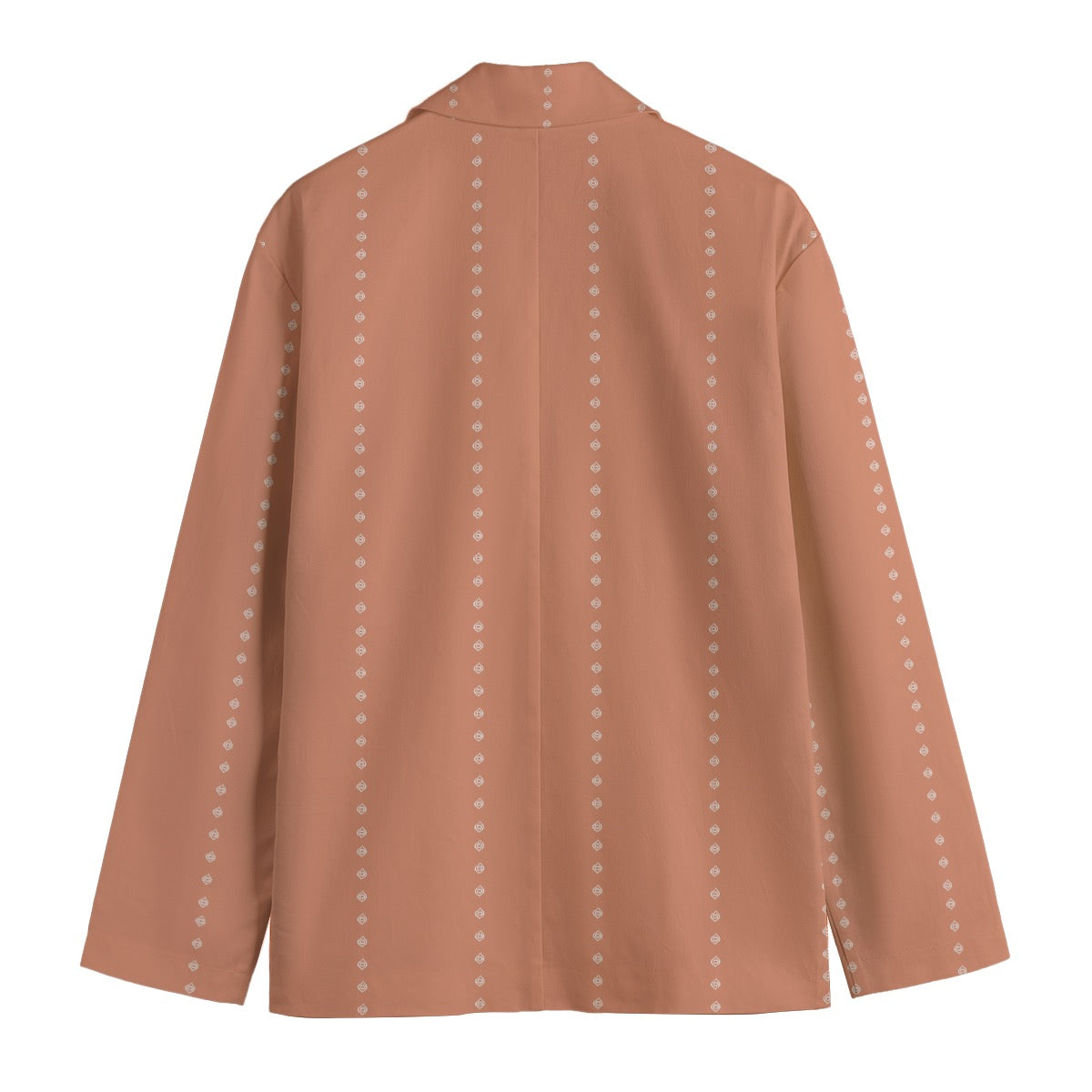 Ogee Pinstripes Cotton Blazer: Squash