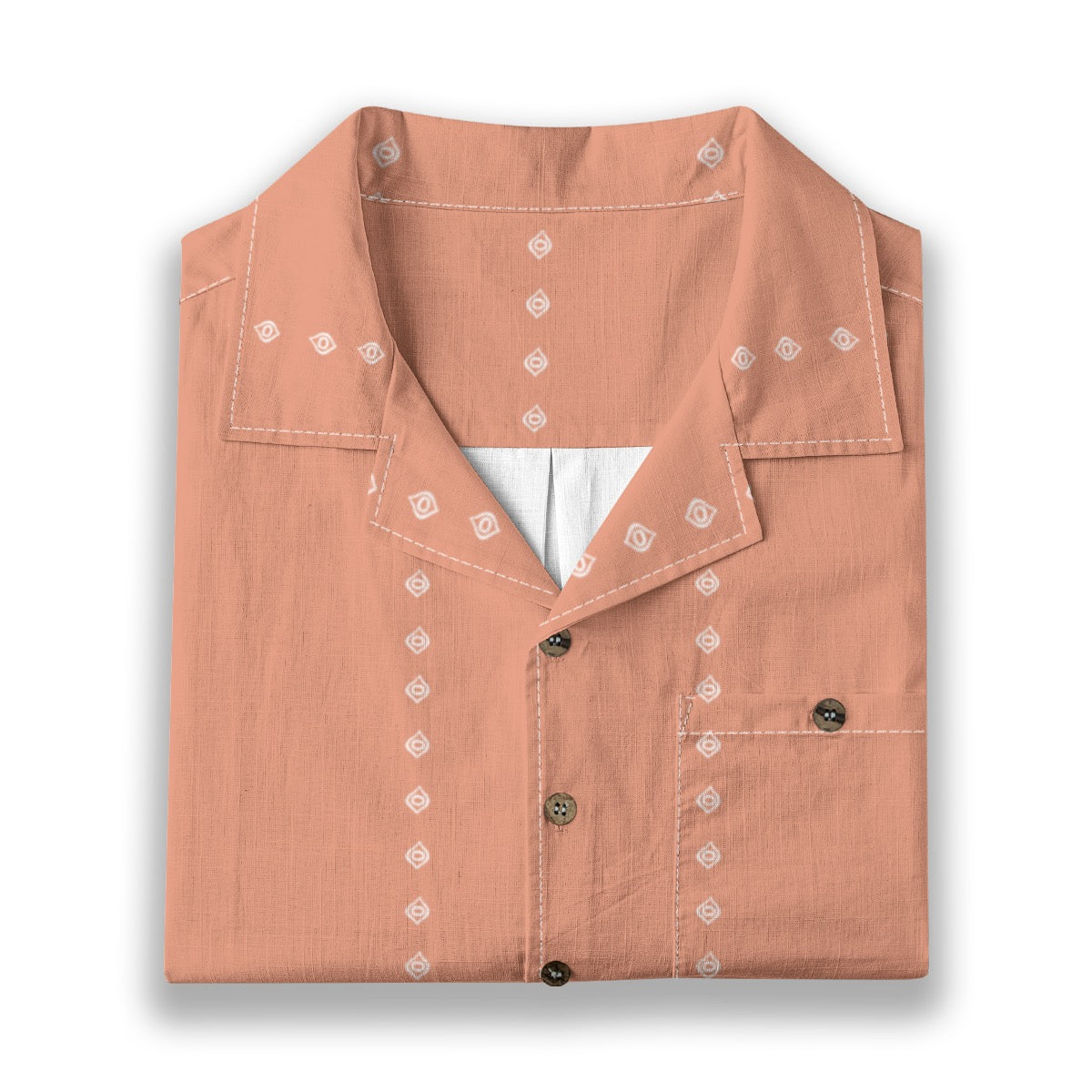 Ogee Pinstripe Cotton Buttonup: Squash