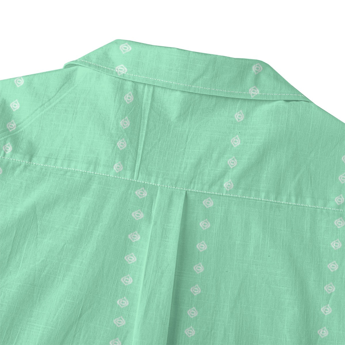 Ogee Pinstripe Cotton Buttonup Seafoam