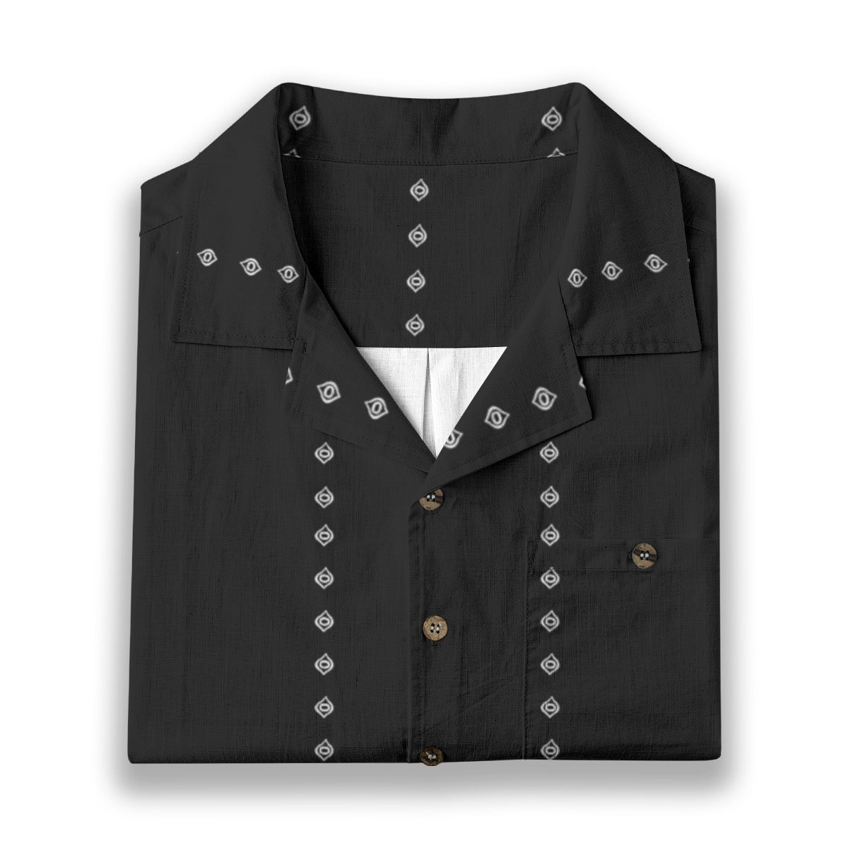 Ogee Pinstripes Cotton Buttonup Tee