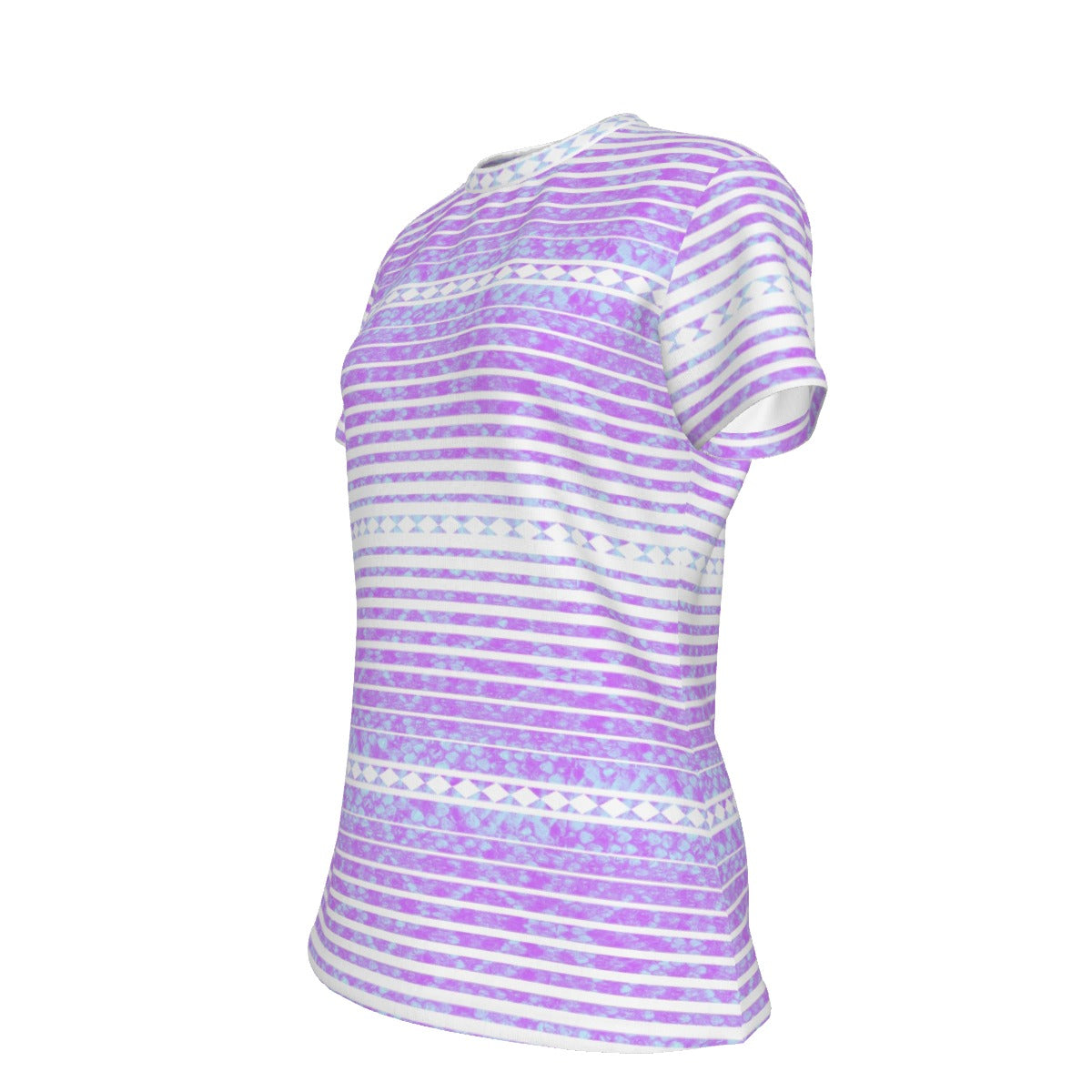 Chahta Diamondback Cotton Tee - Lilac