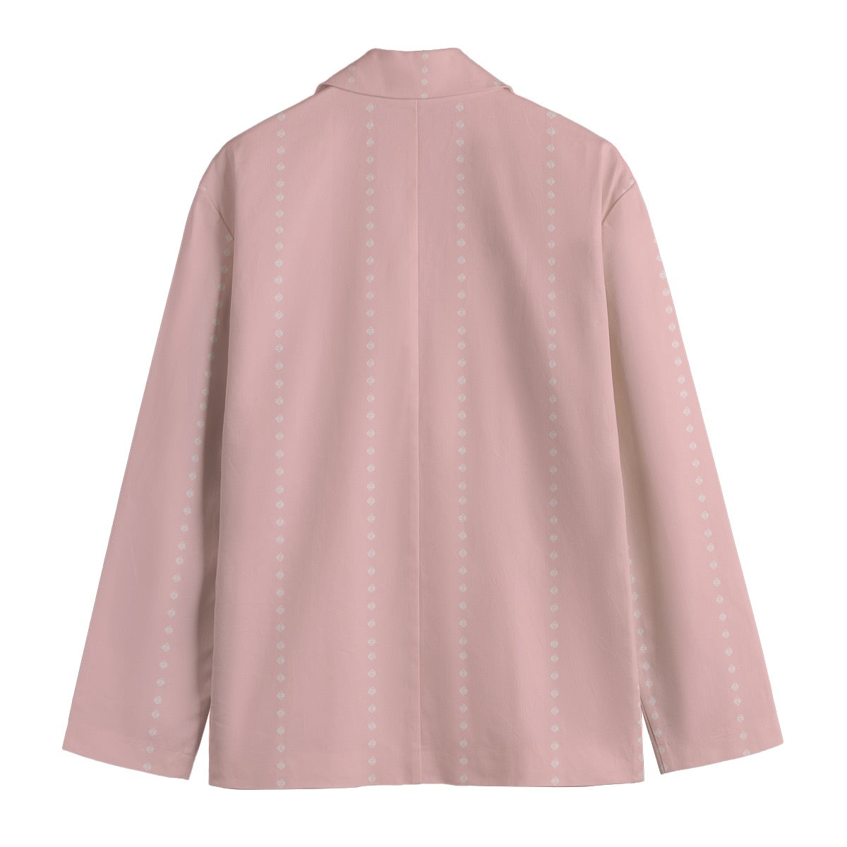 Ogee Pinstripes Cotton Blazer: Rose