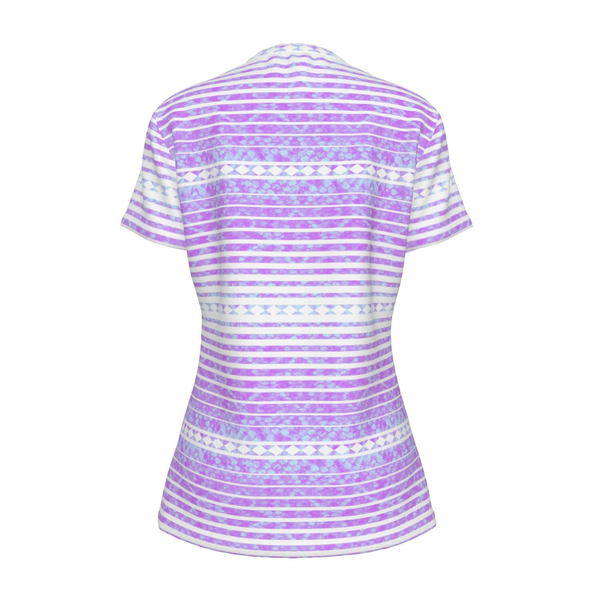 Chahta Diamondback Cotton Tee - Lilac