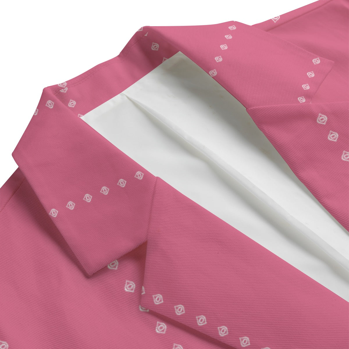 Ogee Pinstripes Cotton Blazer: Blush