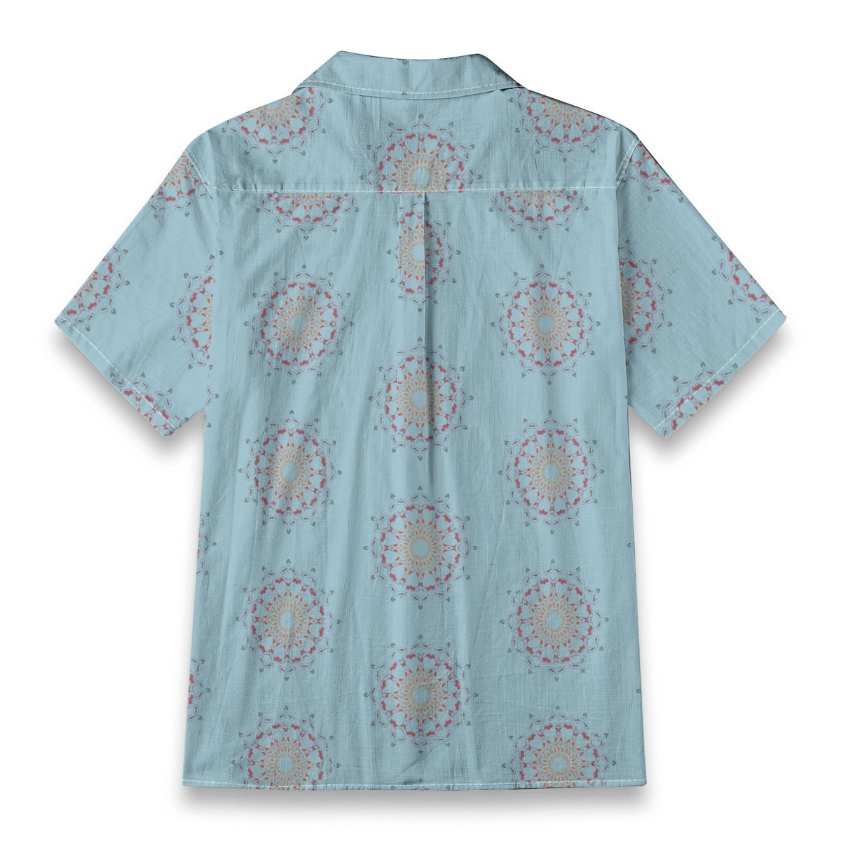 Panther Hearts Cotton Buttonup- Sky