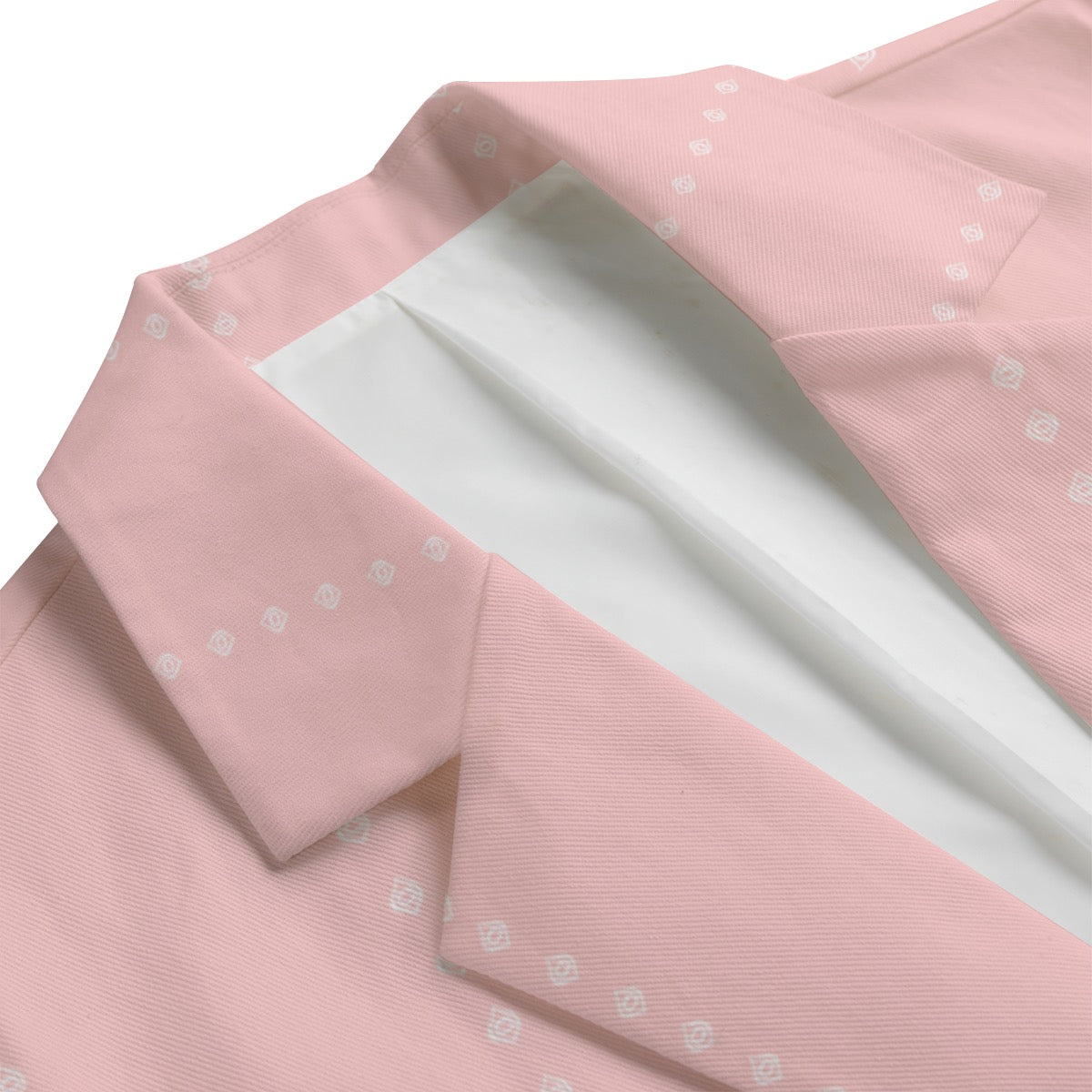 Ogee Pinstripes Cotton Blazer: Rose