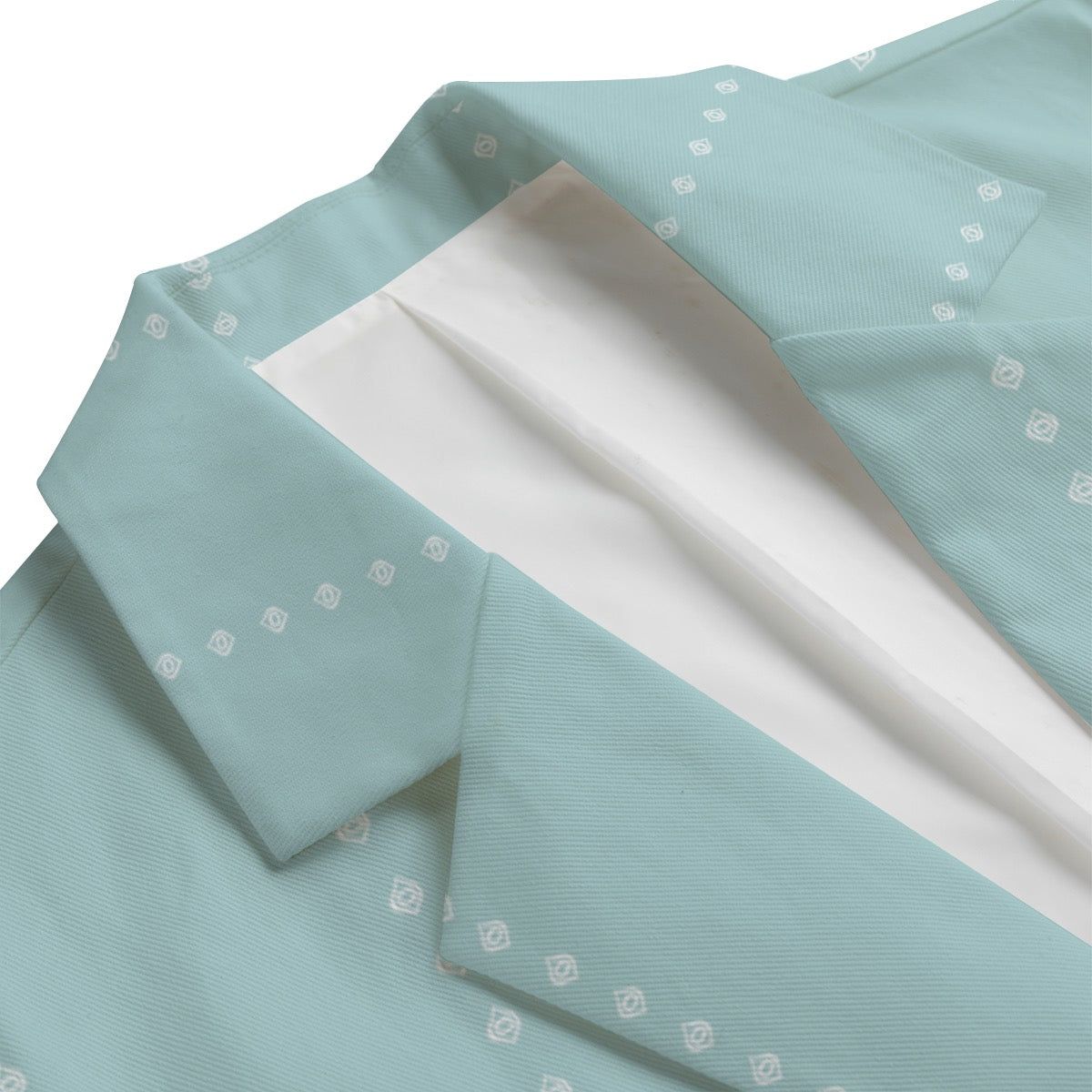 Ogee Pinstripes Cotton Blazer: Ice