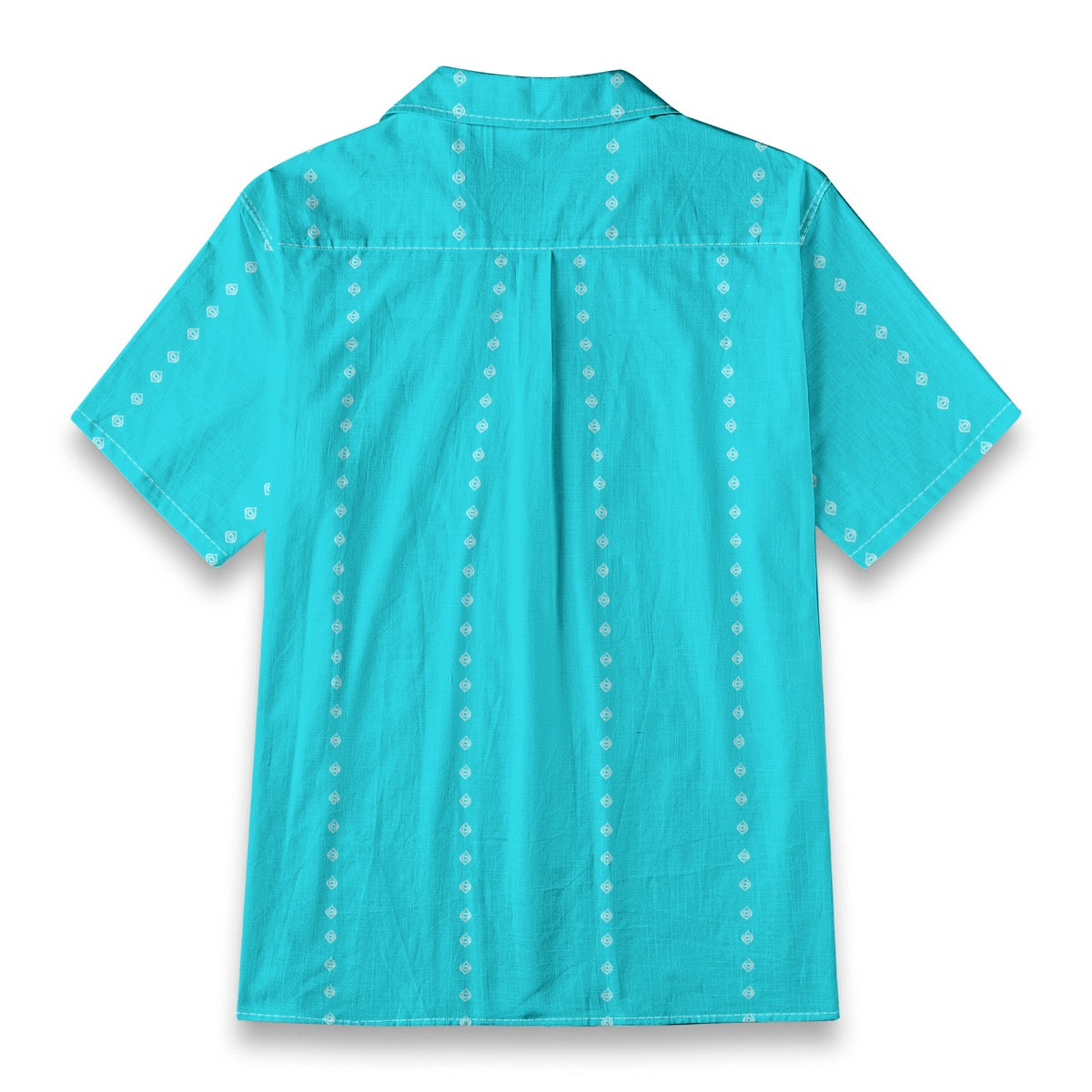 Ogee Pinstripe Cotton Buttonup: Aqua