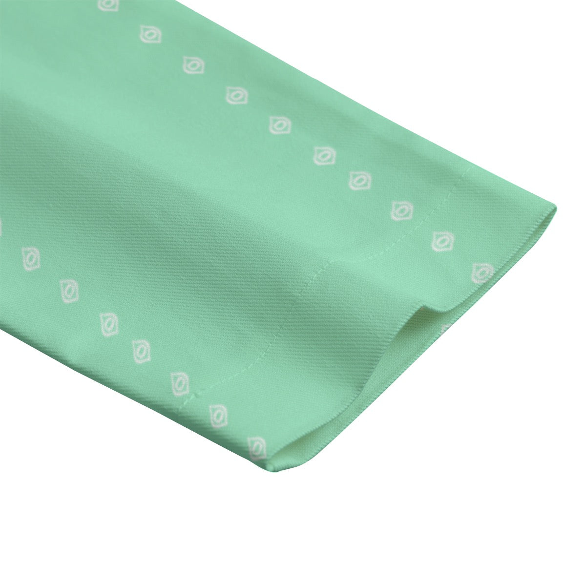Ogee Pinstripes Cotton Blazer: Seafoam