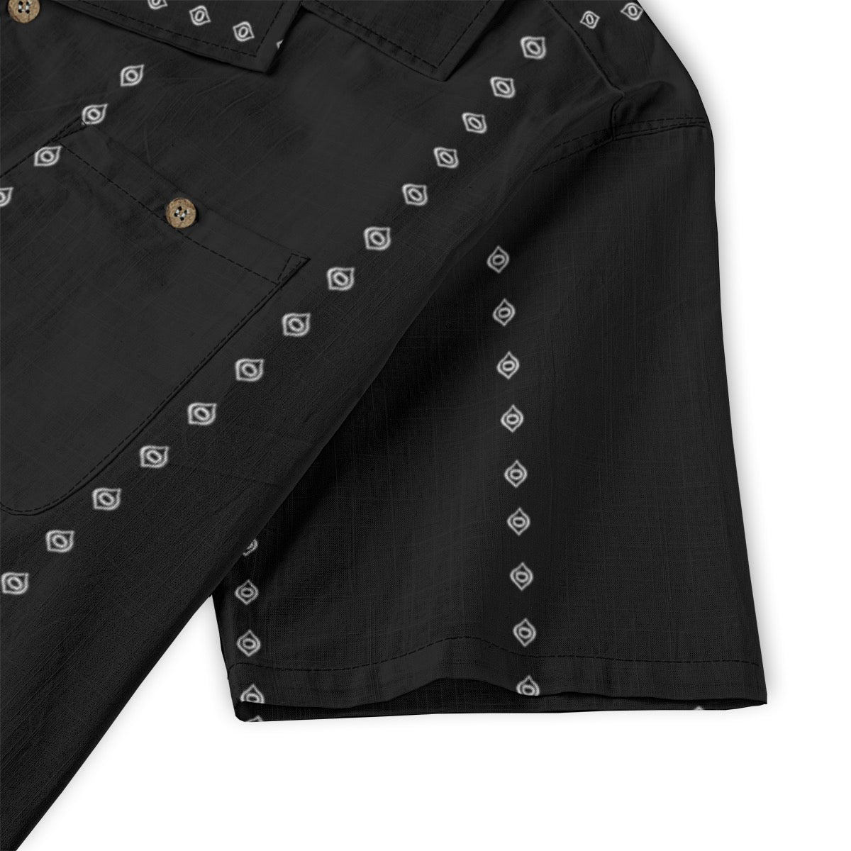 Ogee Pinstripes Cotton Buttonup Tee