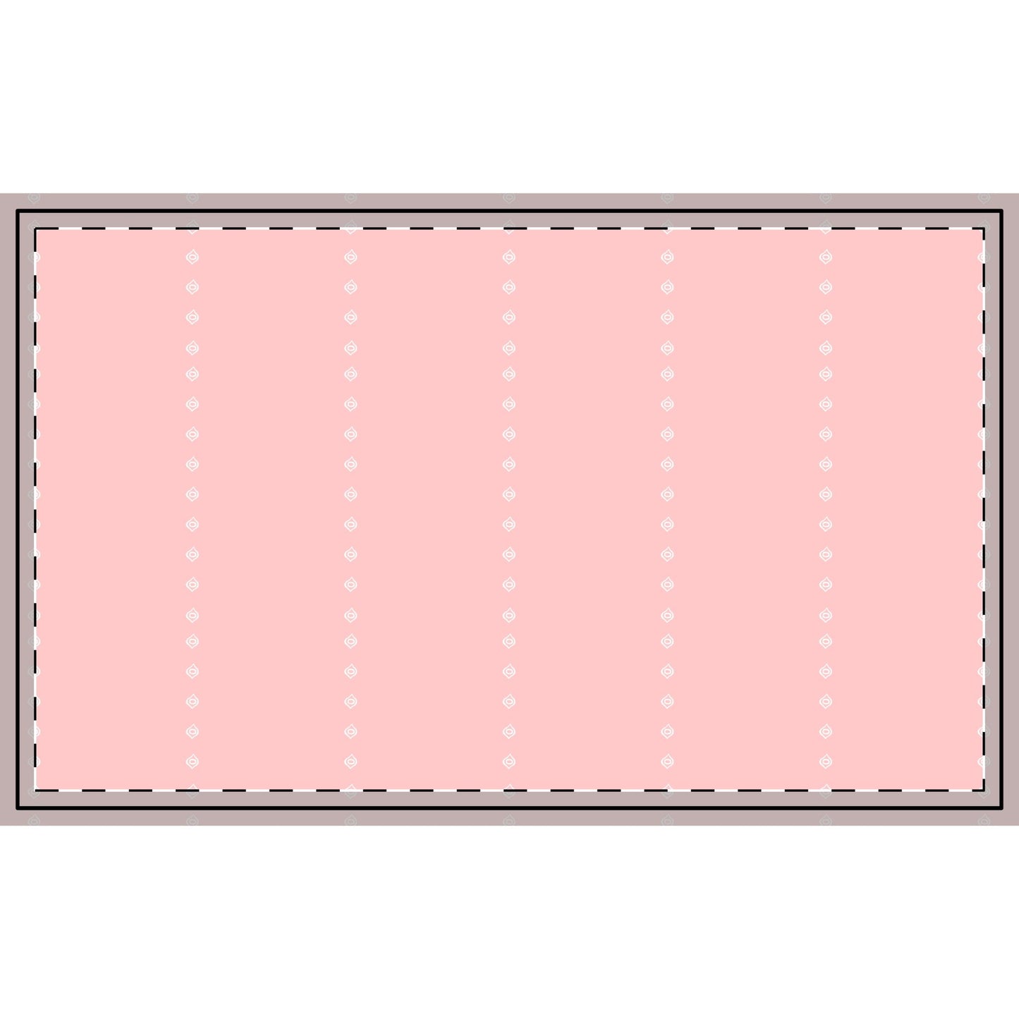 Ogee Rose Fabric (Combed Cotton Prima)