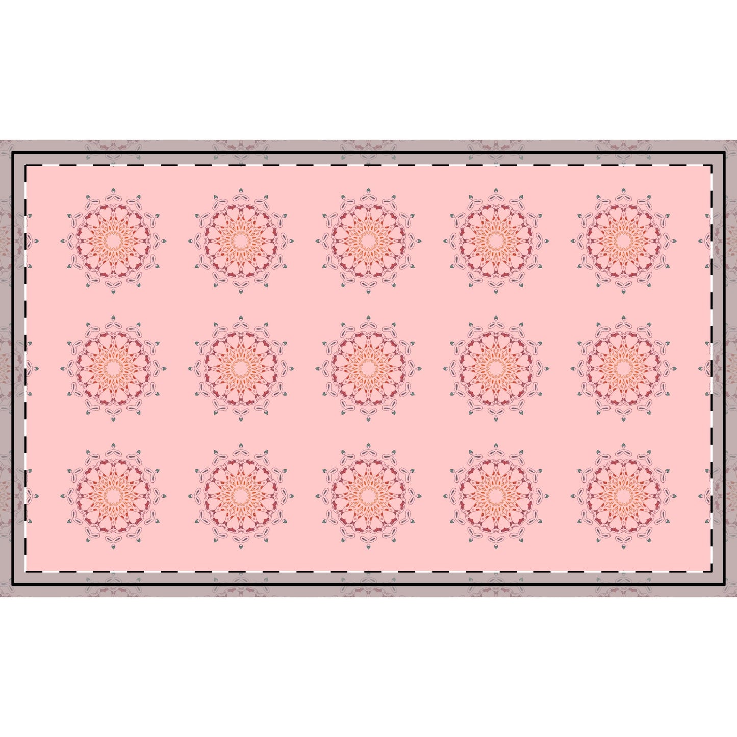 Copy of Panther Hearts Fabric (Combed Cotton Prima)