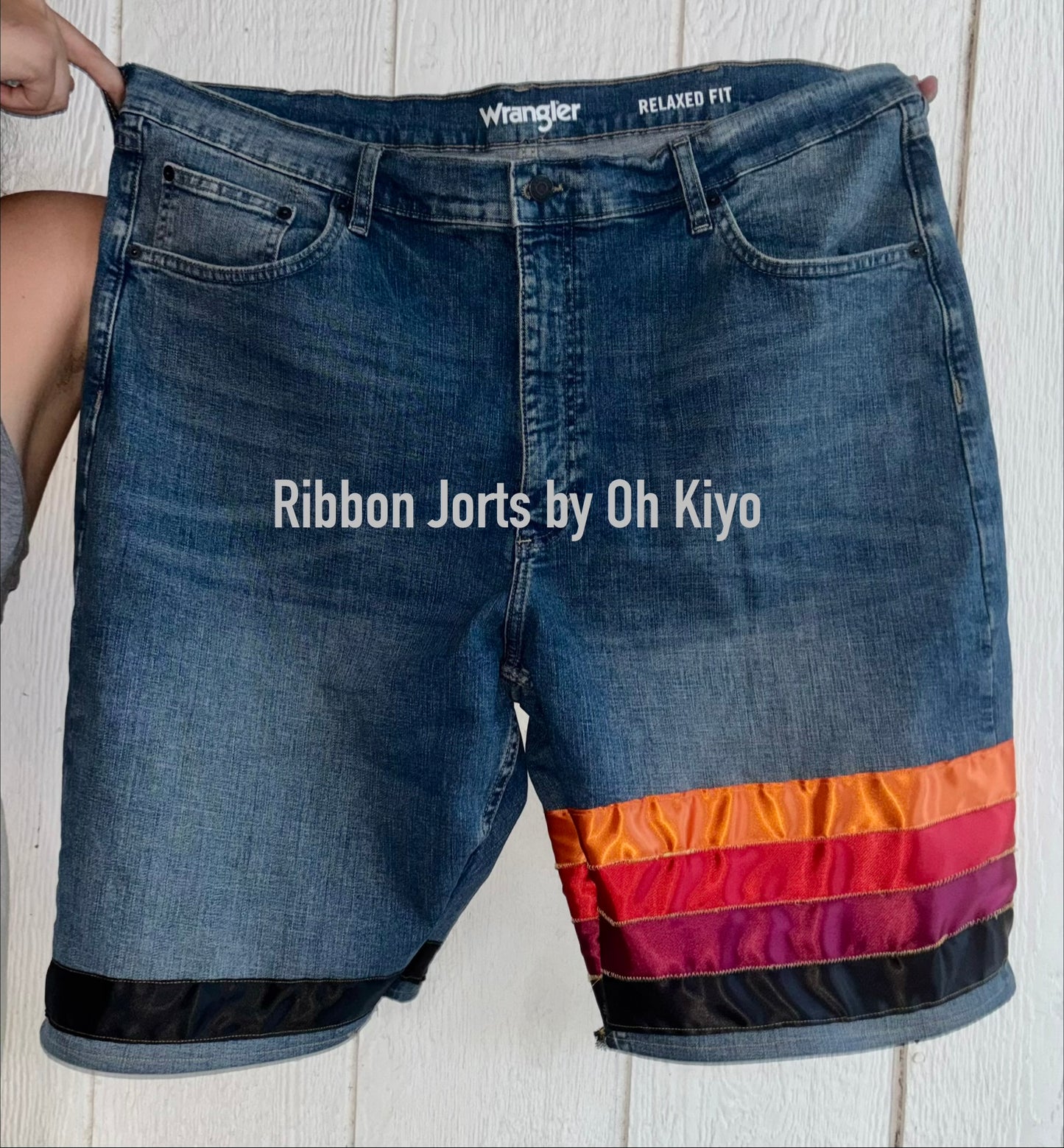 Ribbon Jorts: Ember Fire