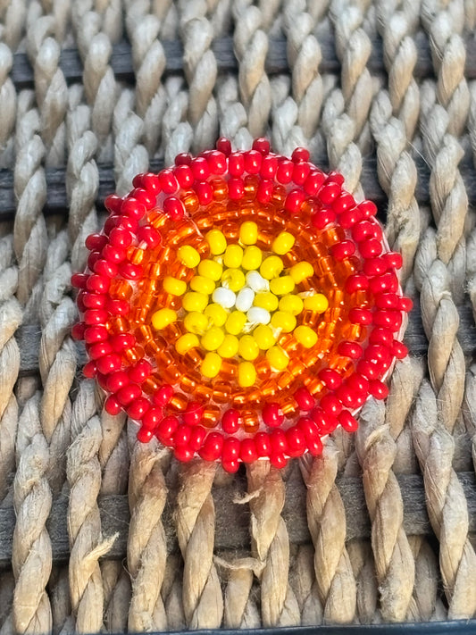 Sunburst Brooch Pin