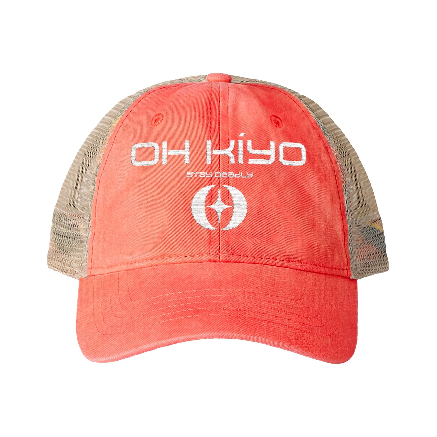 Women's Washed Mesh-Back Cap