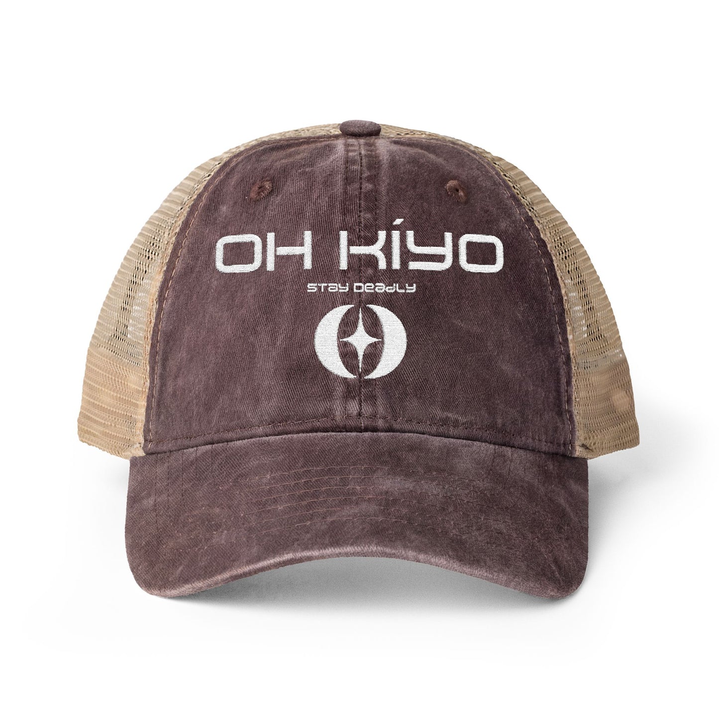 Women's Washed Mesh-Back Cap