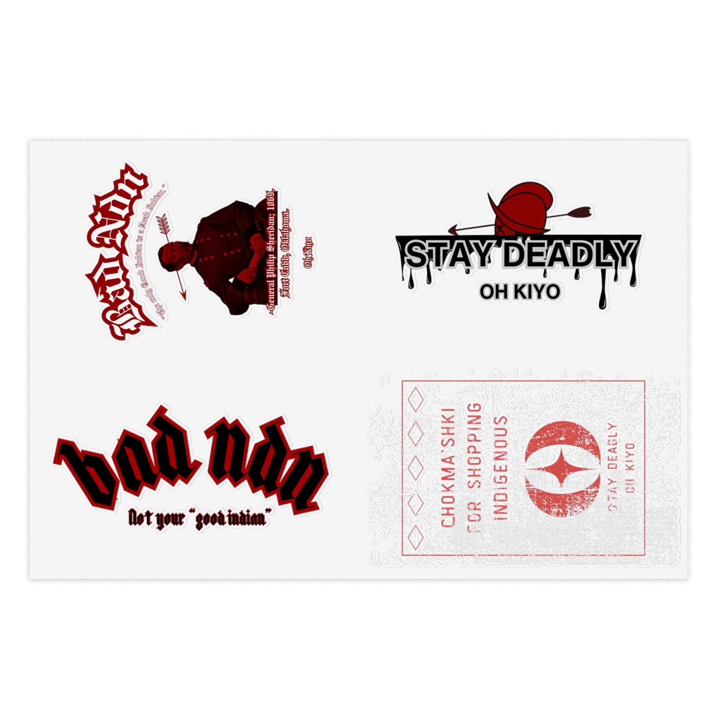BAD NDN Sticker Sheets