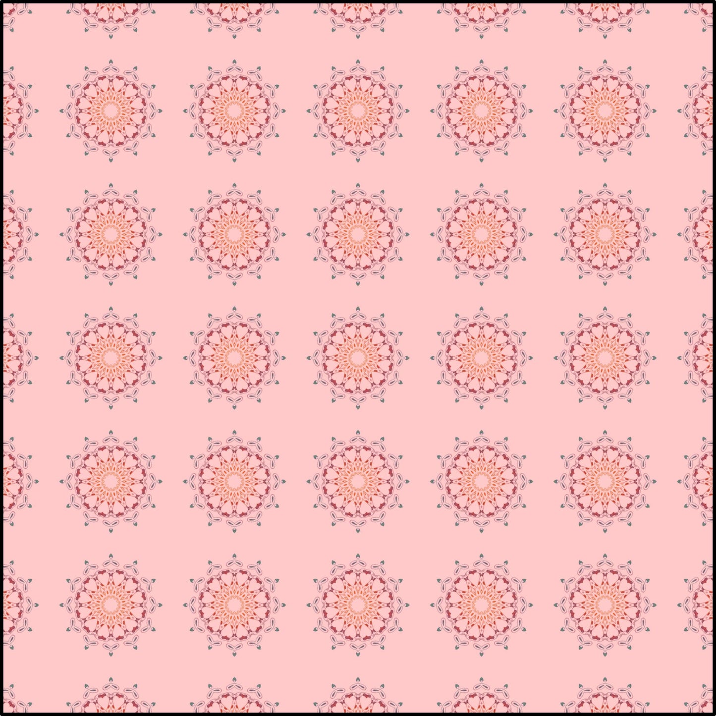 Copy of Panther Hearts Fabric (Combed Cotton Prima)