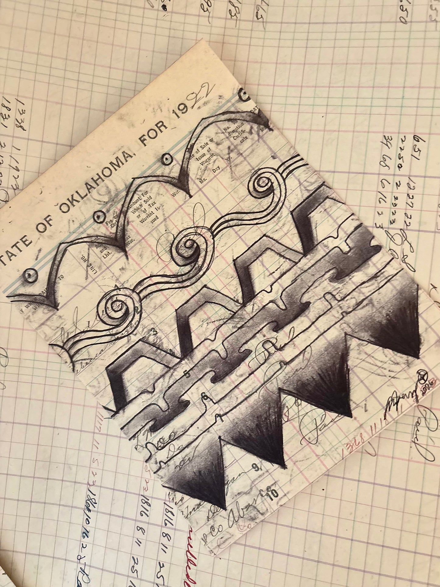 ‘The Land’ Ledger Doodle