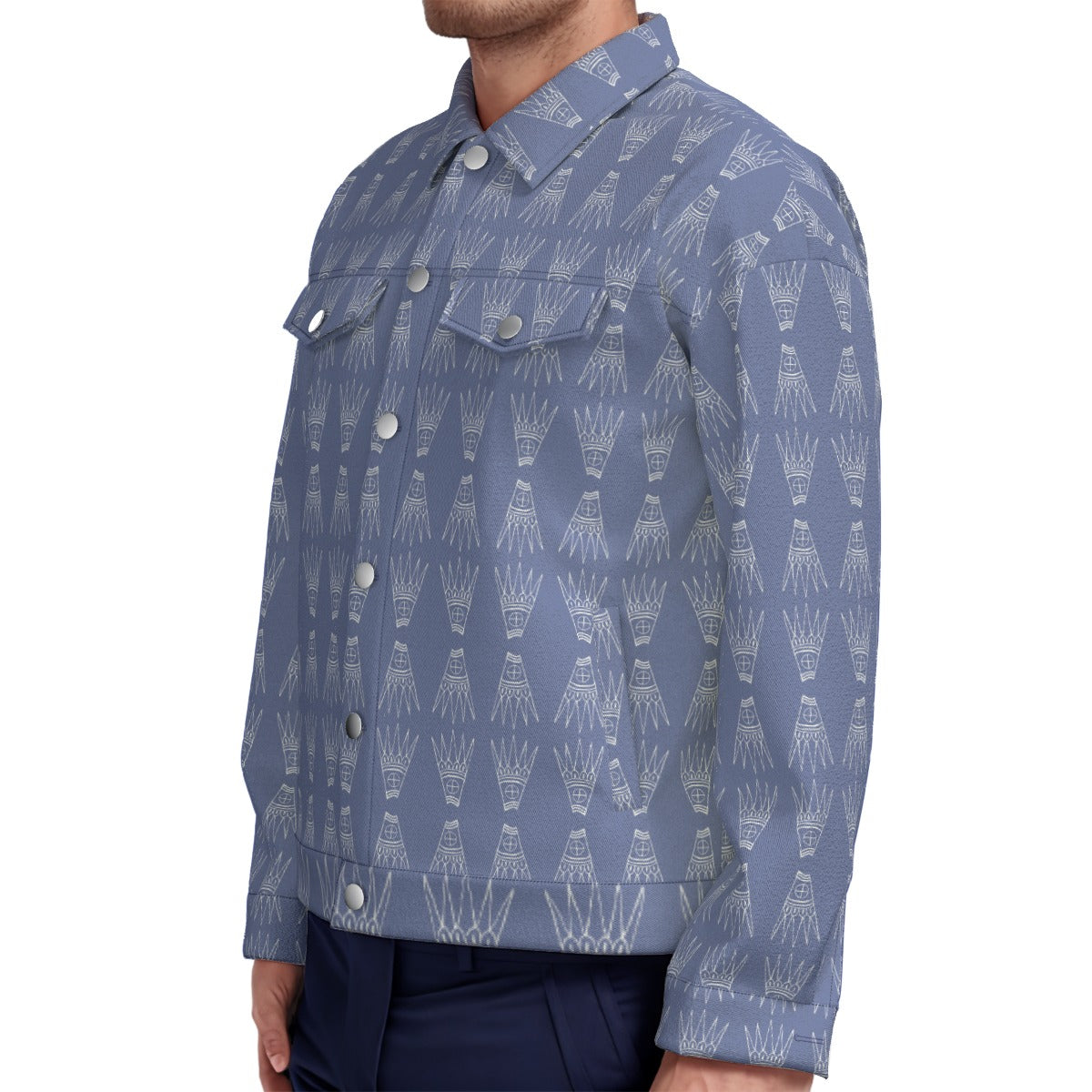 Blue Wings Cotton Jacket