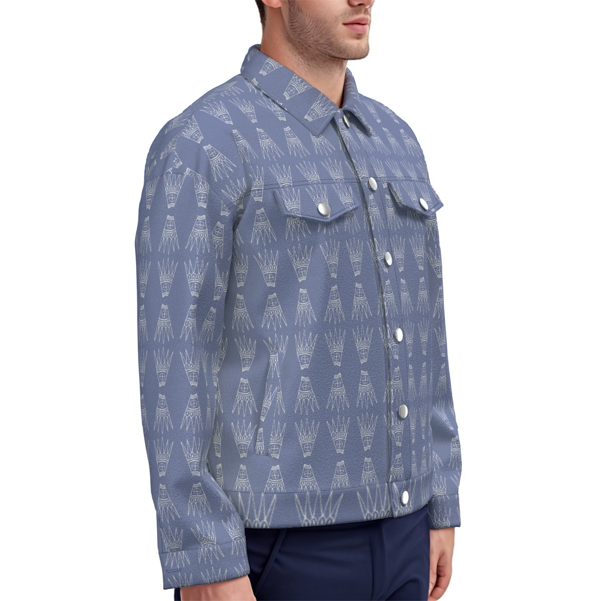 Blue Wings Cotton Jacket