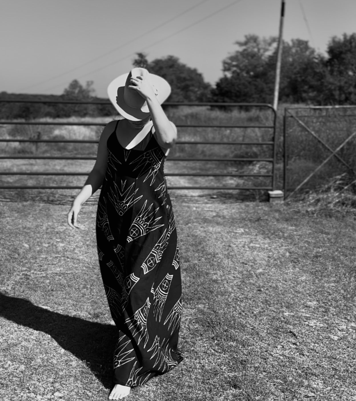 Woodpecker Wings Maxi Dress