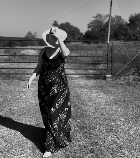 Woodpecker Wings Maxi Dress